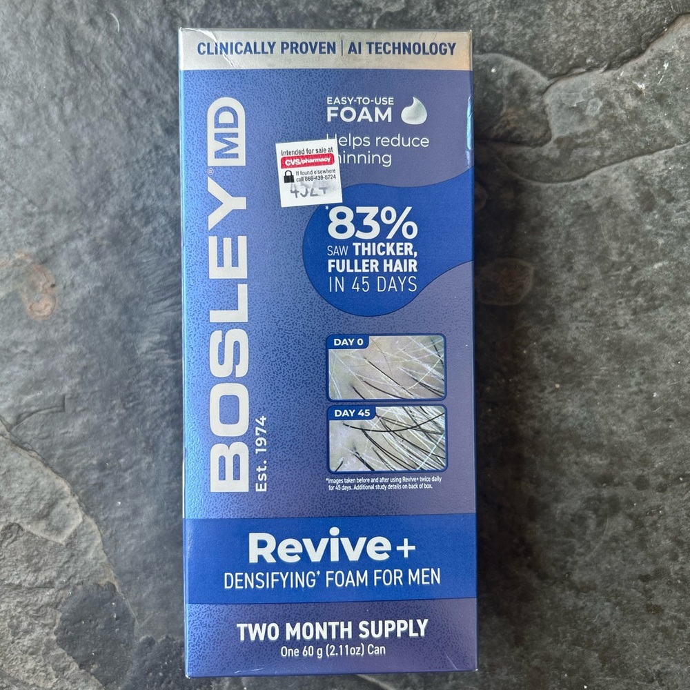 Bosley MD Revive+ Densifying Foam for Men Minoxidil